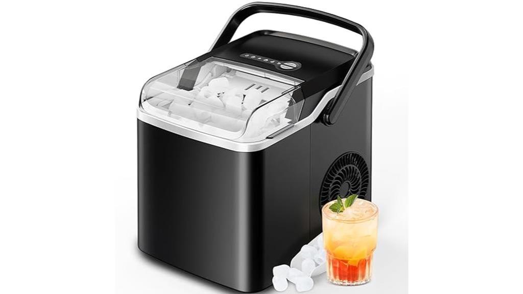 convenient self cleaning ice maker